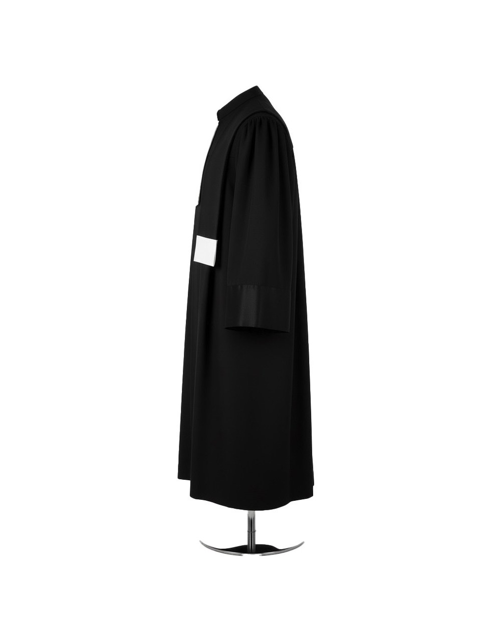 Robă de avocat Standard, vedere laterală — mânecă largă cu manșetă satinată